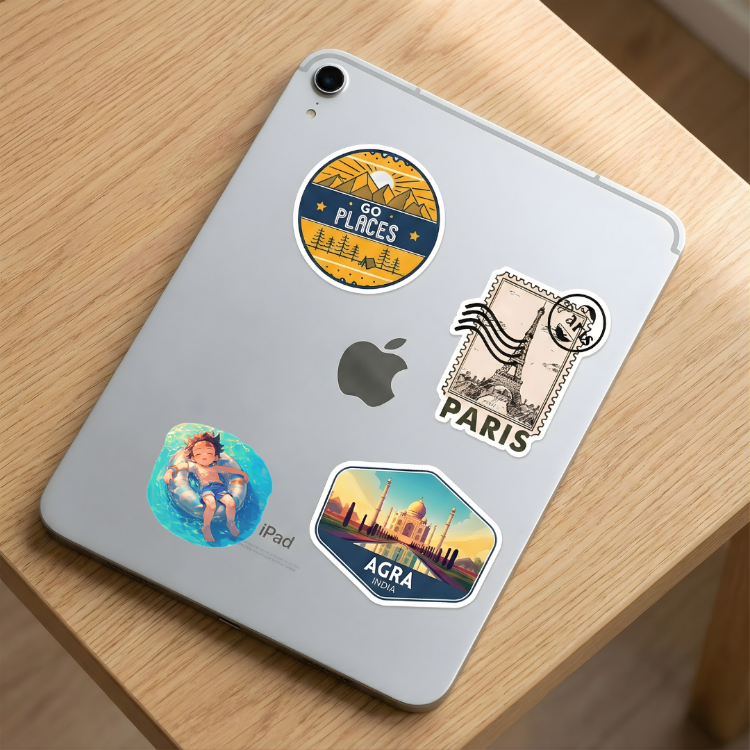 cute tanjiro pool summer vibes sticker