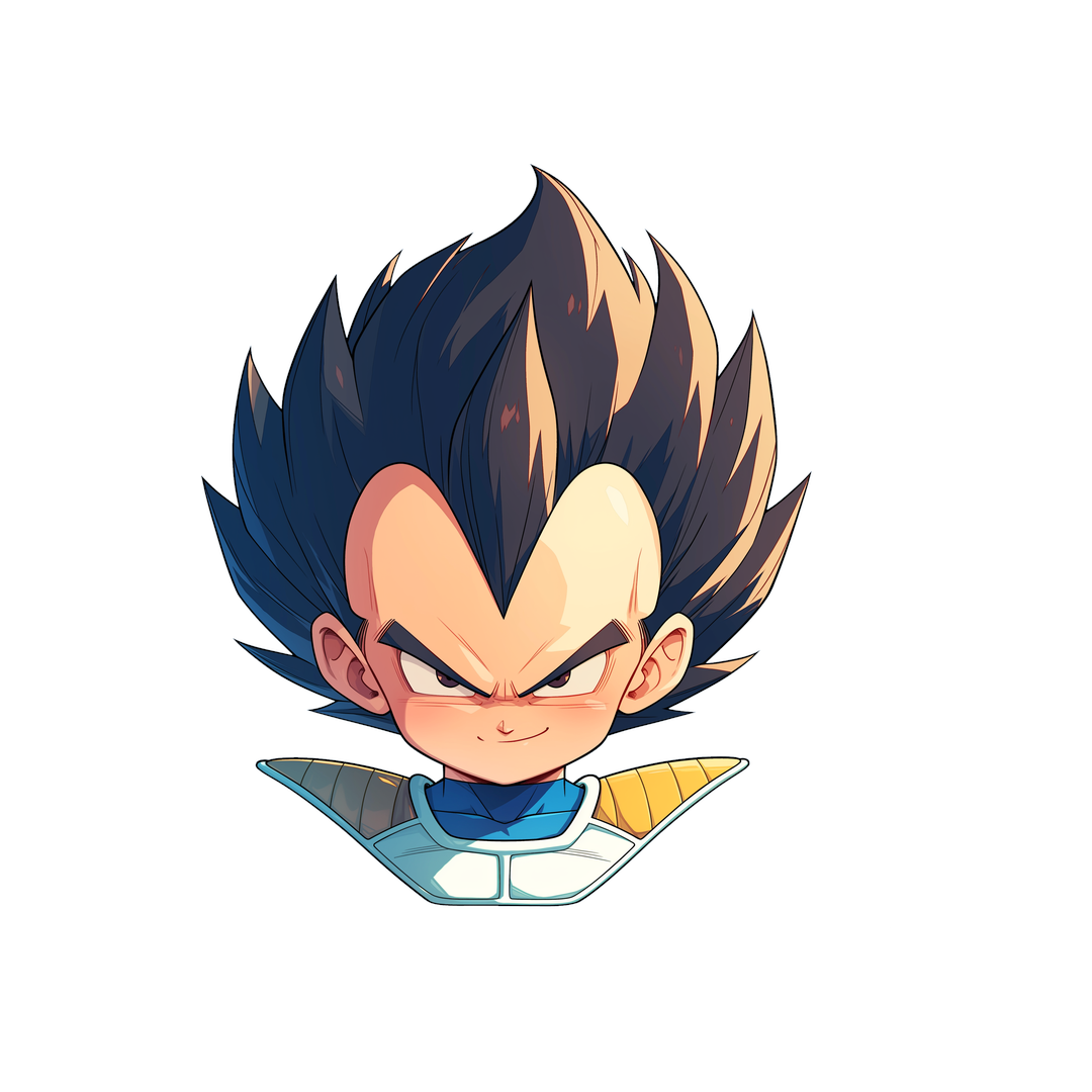 cute vegeta dragon ball sticker