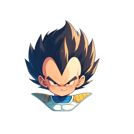 cute vegeta dragon ball sticker