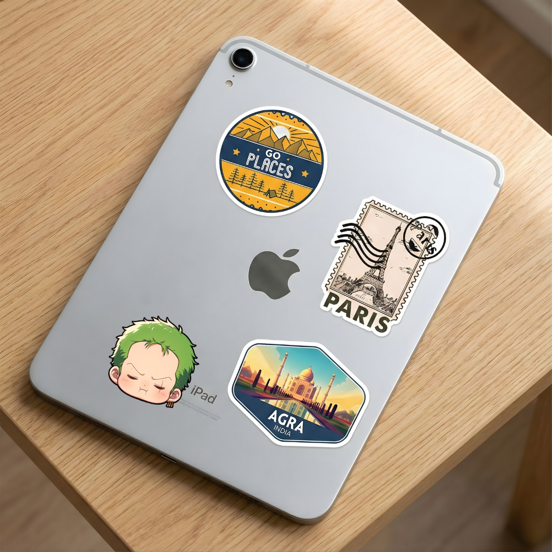 cute zoro face pirate sticker