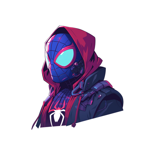 cyberpunk spider man cool sticker
