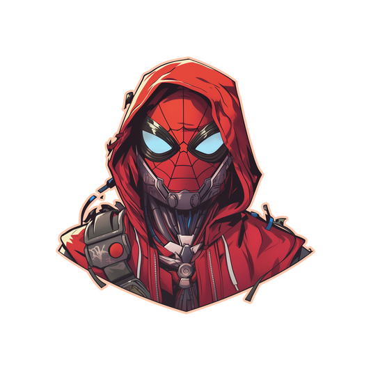 cyberpunk spiderman sticker