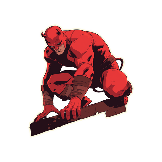 daredevil retro comic marvel superhero sticker