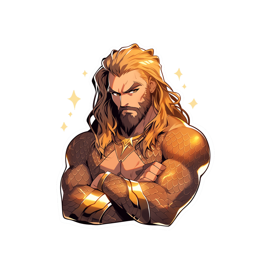 dc comics aesthetic aquaman sticker