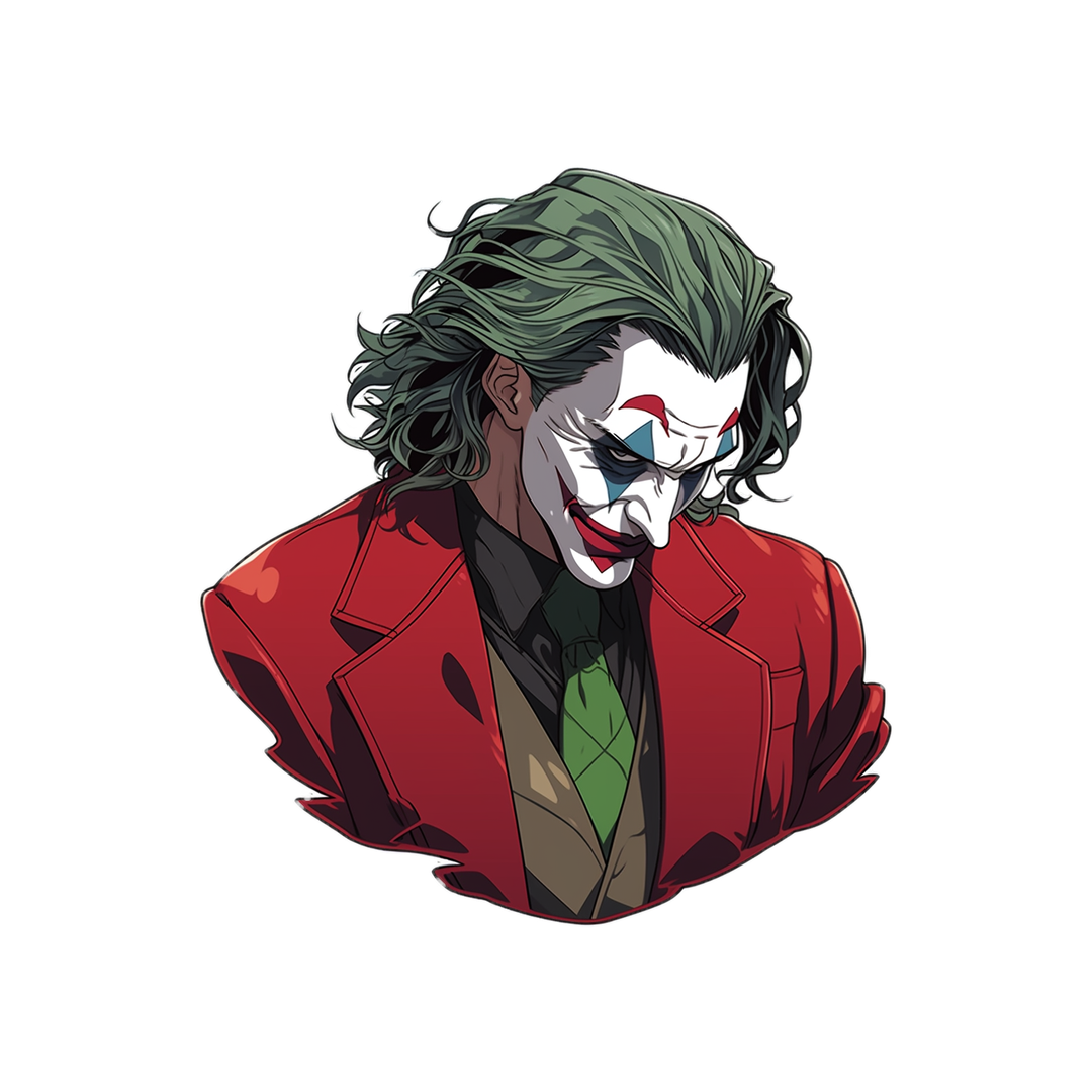 dc joaquin phoenix joker sticker