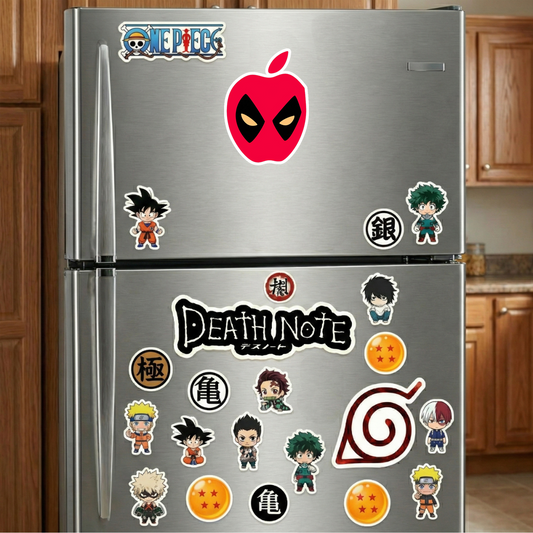 deadpool apple logo superhero parody sticker