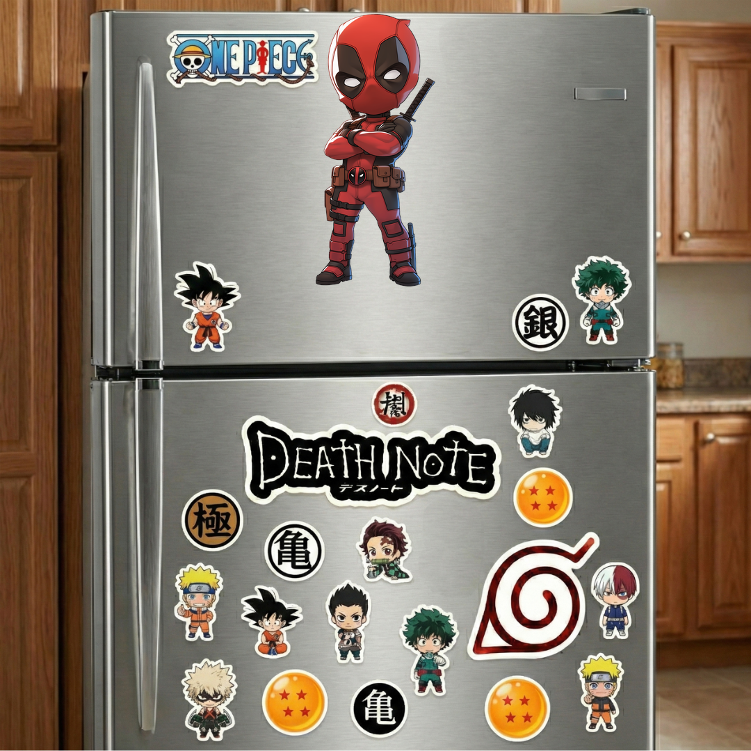 deadpool arms crossed chibi sticker