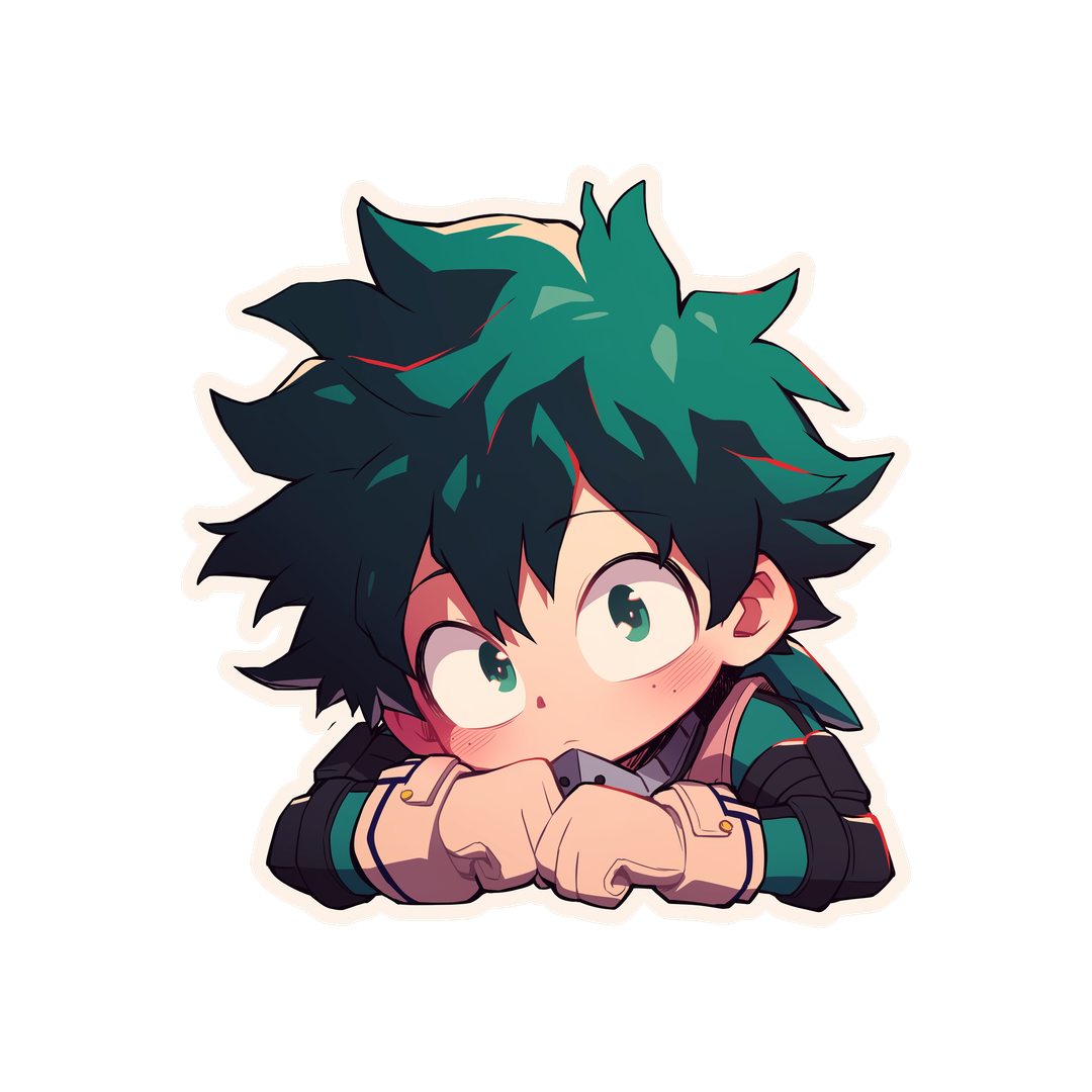 deku chibi mha sticker