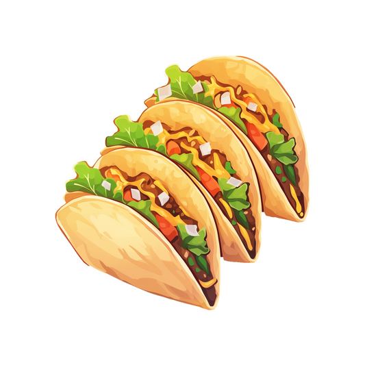 delicious tacos sticker