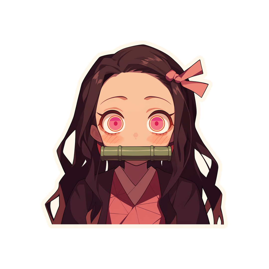 demon slayer cute nezuko sticker