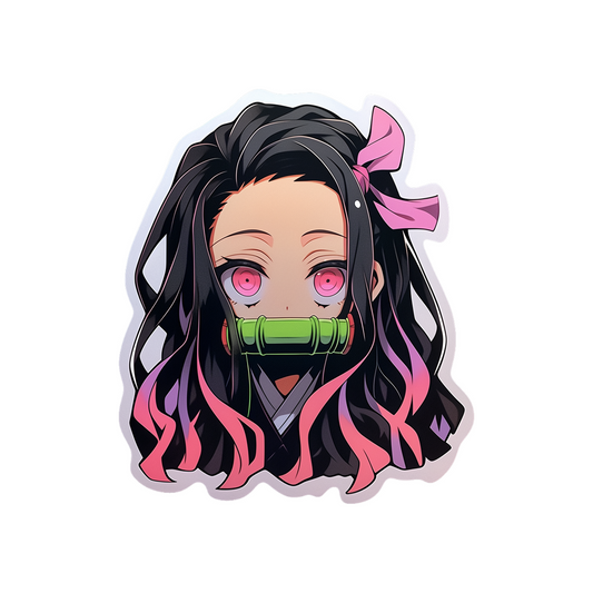 demon slayer nezuko aesthetic sticker