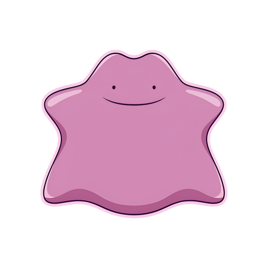 ditto pokemon purple sticker