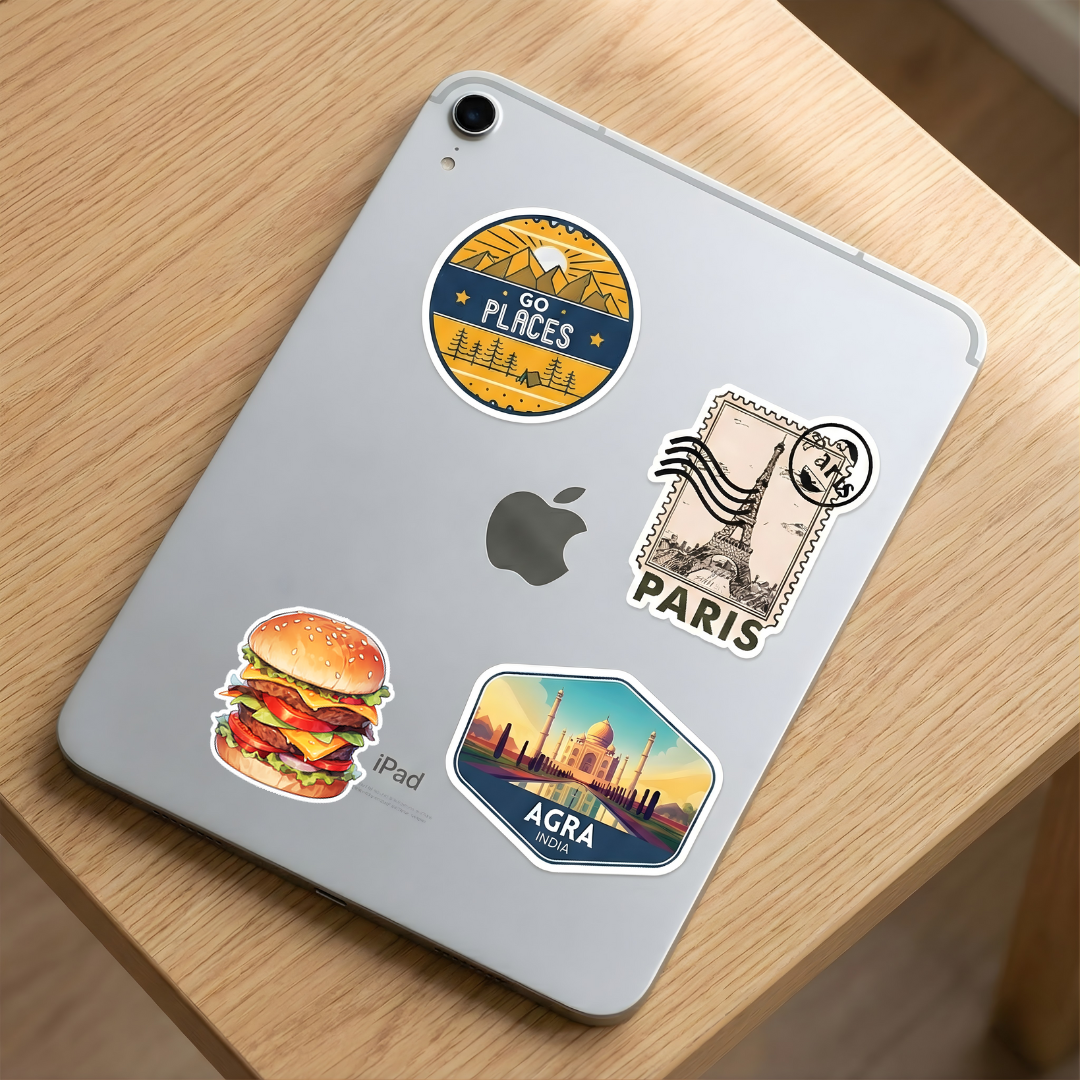 double burger sticker