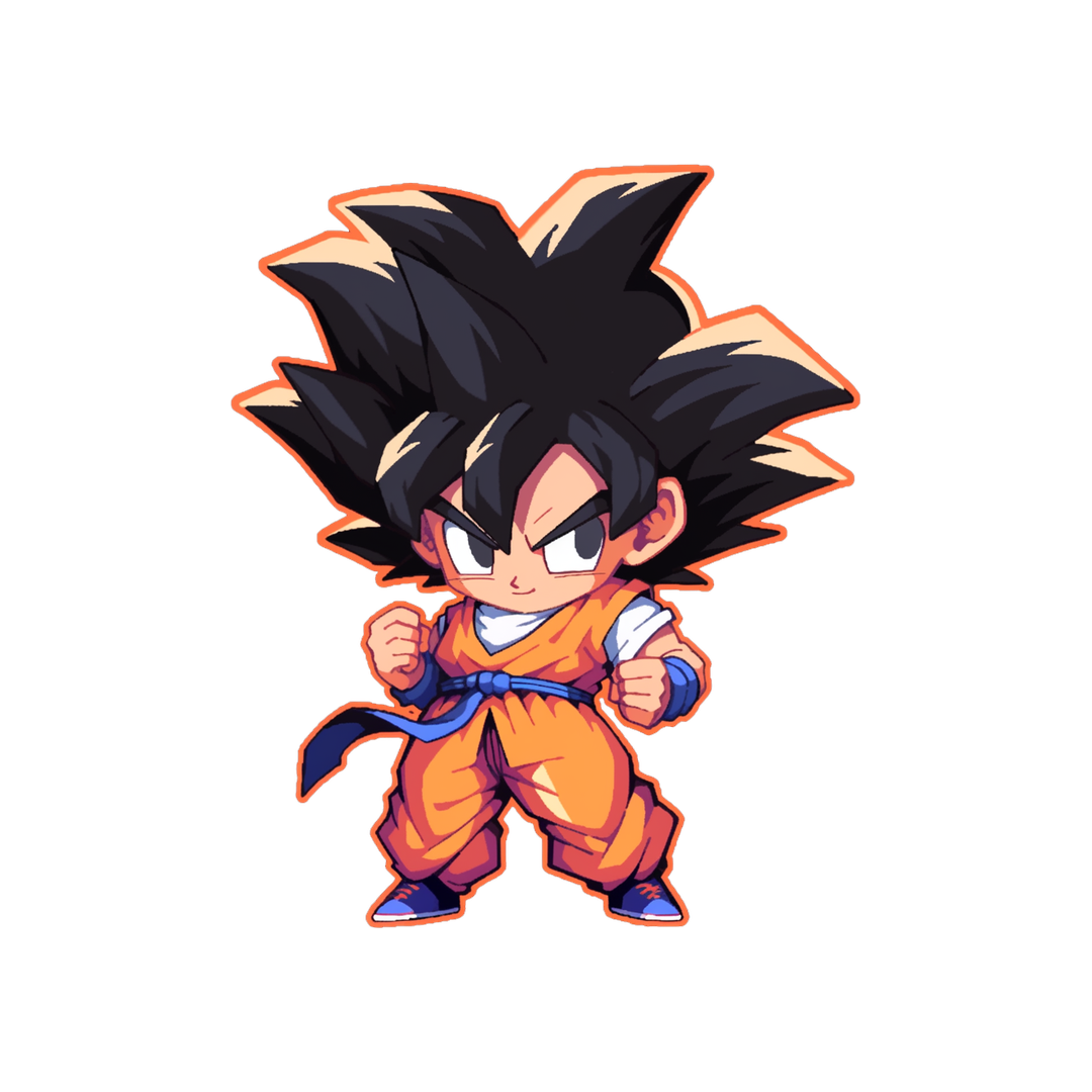 dragon ball chibi goku sticker