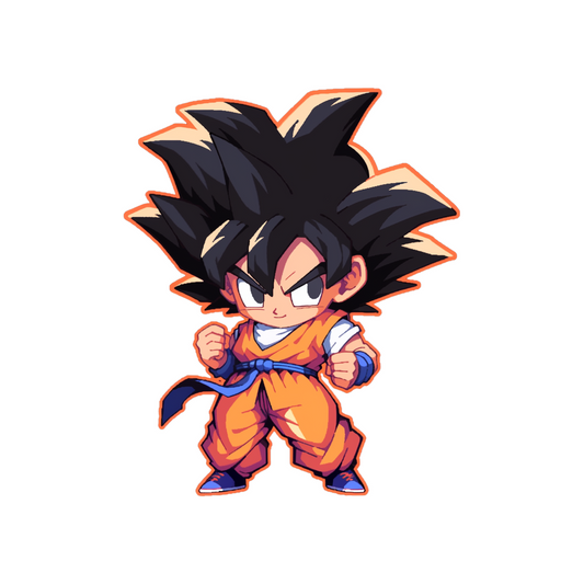 dragon ball chibi goku sticker