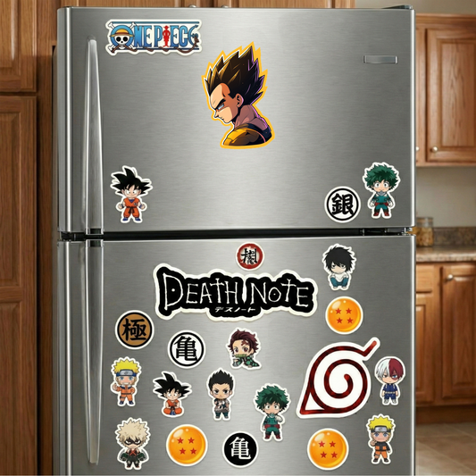 dragon ball vegeta yellow stroke sticker