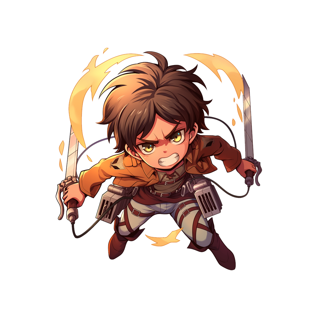 eren jaeger attack mode sticker