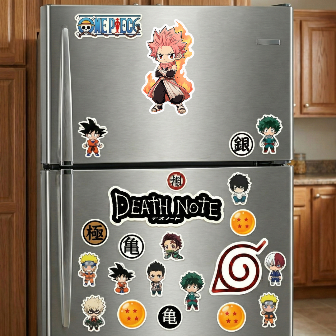 fairy tail chibi natsu dragneel with fire sticker