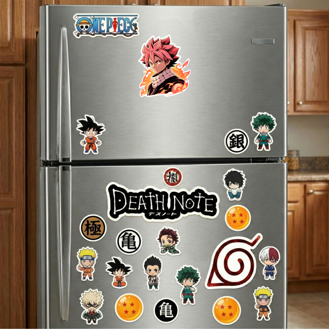 fairy tail natsu dragneel with fire sticker