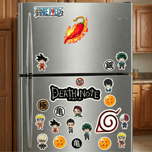 fiery hot chili pepper sticker