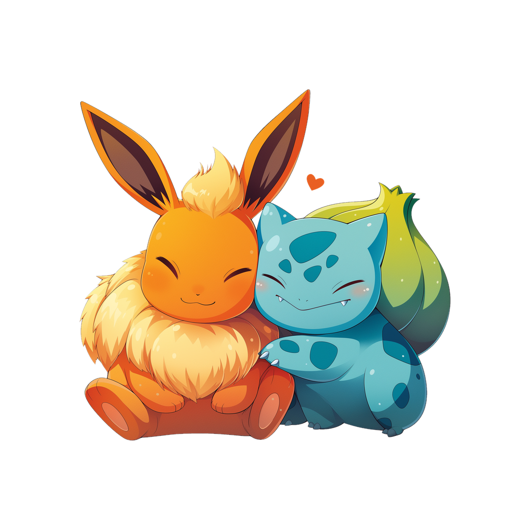 flareon bulbasaur friendship sticker