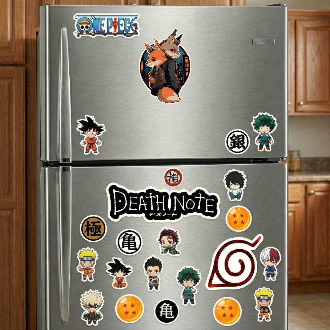 fox and wolf detectives sticker