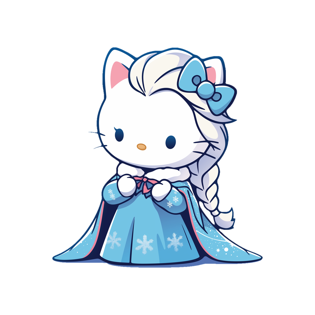 frozen hello kitty sticker
