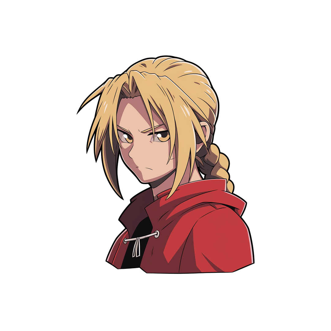 fullmetal alchemist edward elric anime sticker