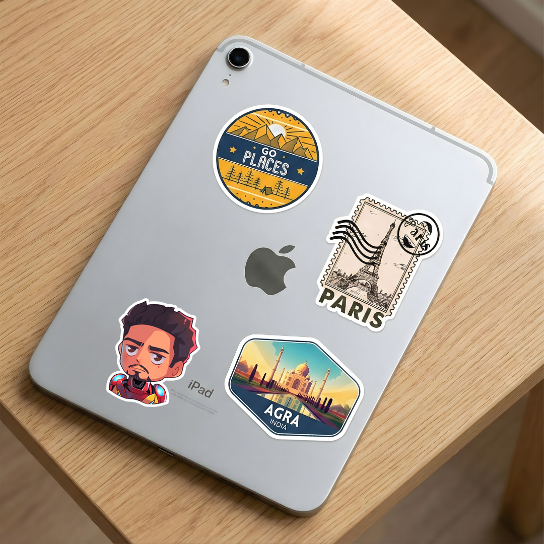 funny chibi tony stark sticker