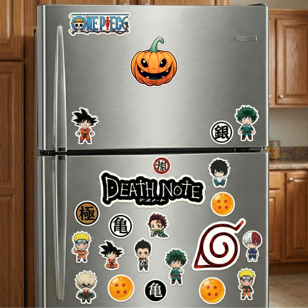 funny smiling halloween pumpkin sticker