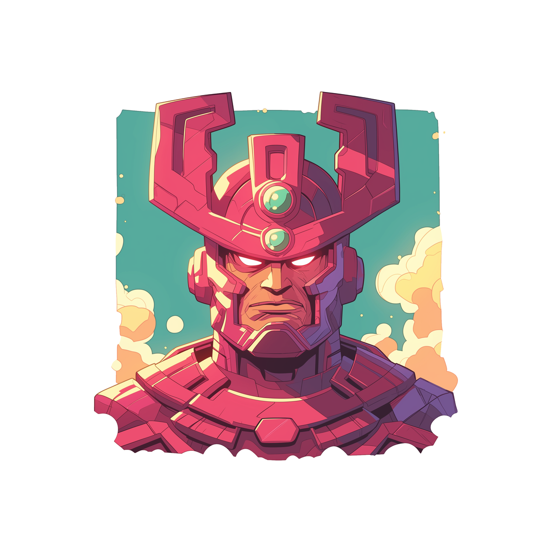 galactus comic villain sticker