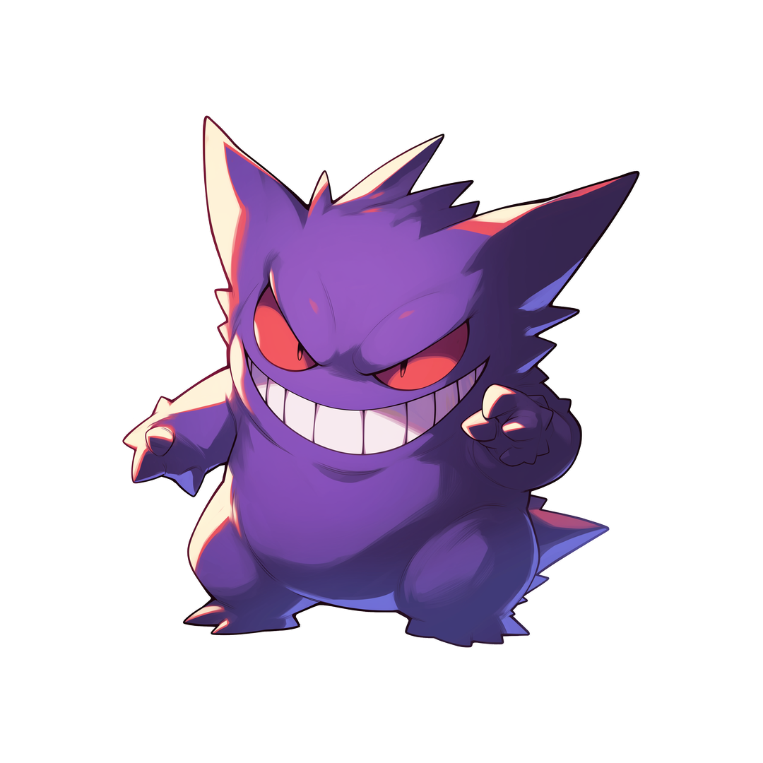 gengar shadow pokemon sticker