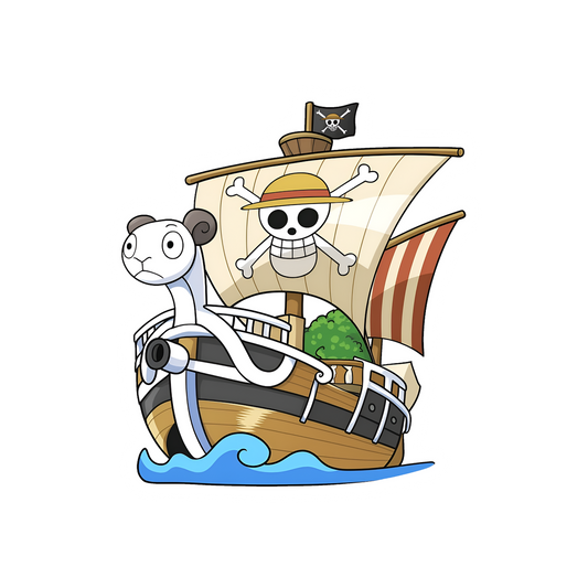 going merry one piece ship sticker