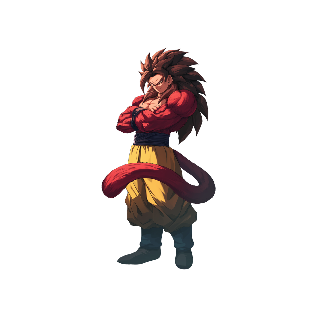 goku ssj4 dragonball z clipart sticker