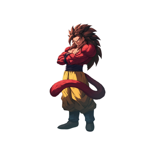 goku ssj4 dragonball z clipart sticker