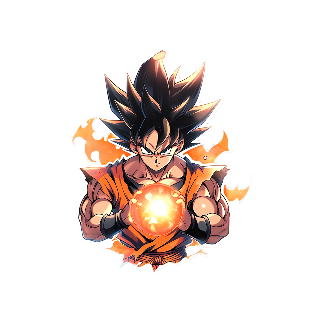 goku with an energy ball sticker