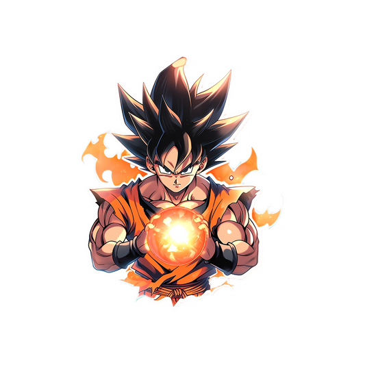goku with an energy ball sticker