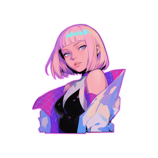 gwen stacy spider verse sticker