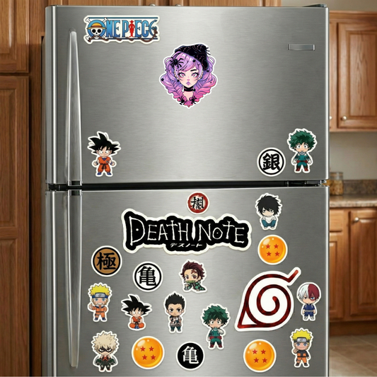halloween anime girl with spiders sticker