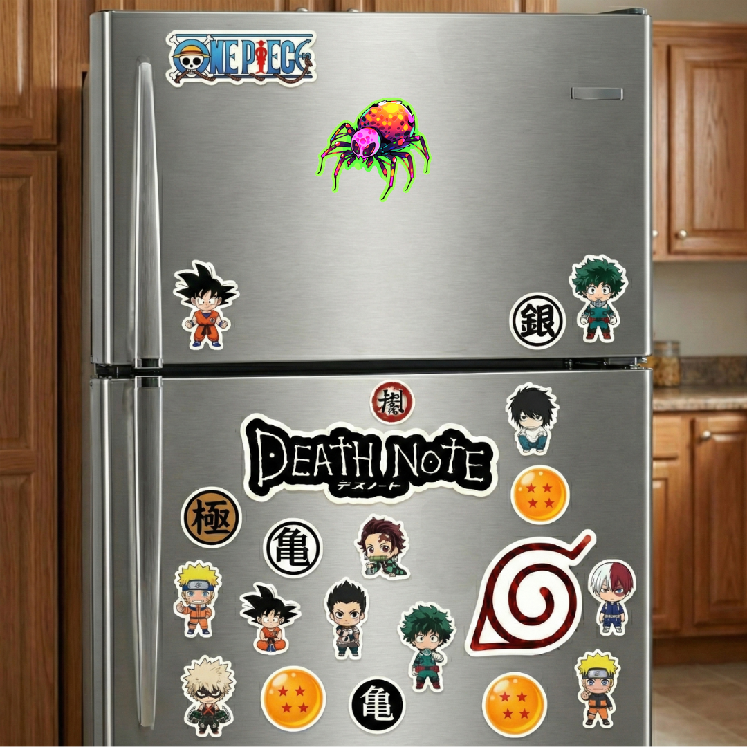 halloween colorful spider green stroke sticker
