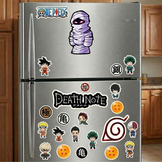 halloween mummy with red eyes sticker
