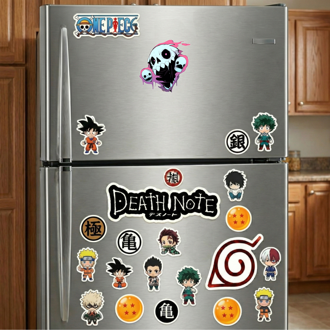 halloween scary ghosts skulls sticker