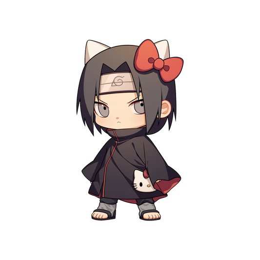 hello kitty itachi naruto sticker
