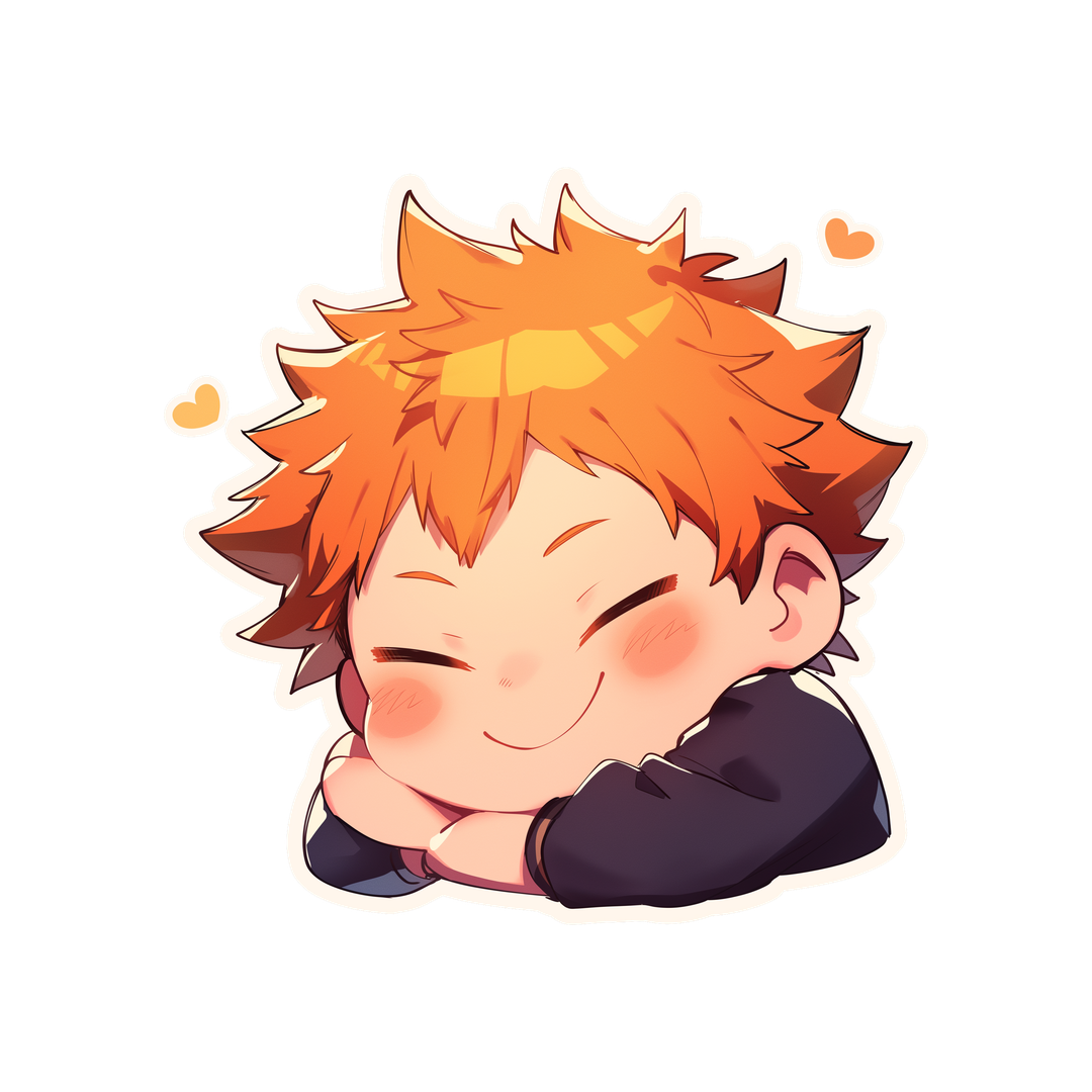 hinata haikyuu chibi sticker