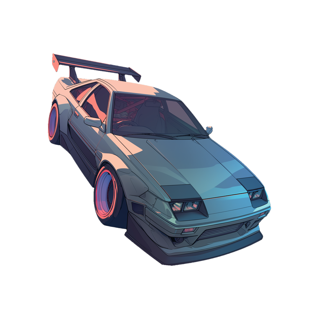 initial d ae86 drift sticker