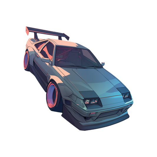 initial d ae86 drift sticker