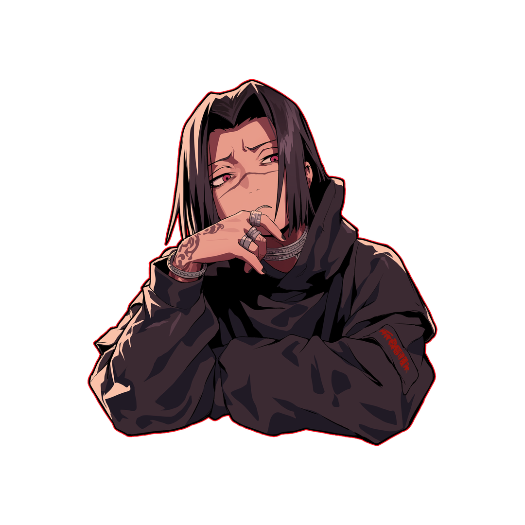 itachi uchiha hypebeast sticker
