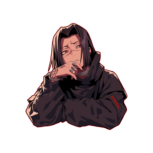 itachi uchiha hypebeast sticker