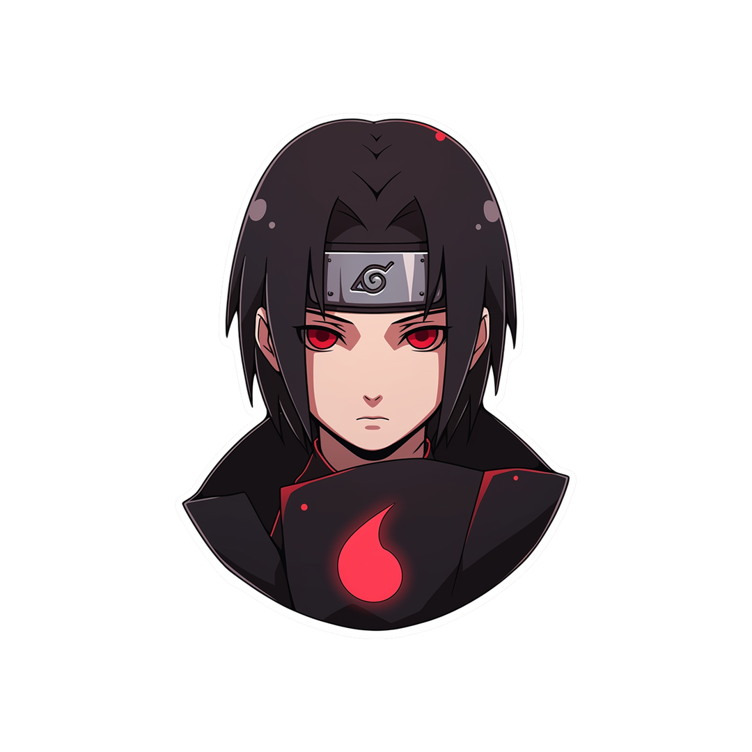 itachi uchiha red eyes sticker