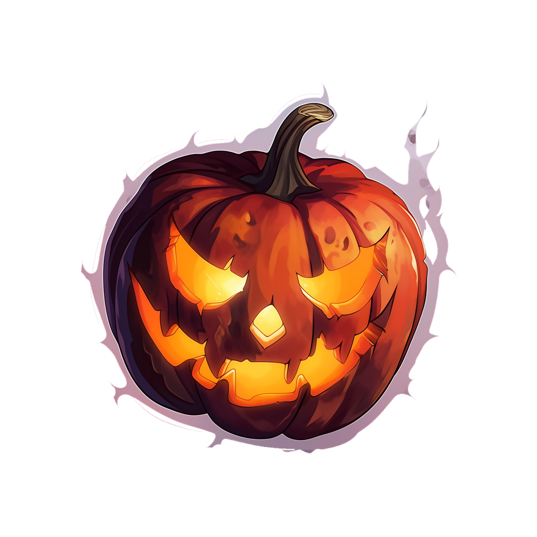 jack o lantern smoky purple stroke